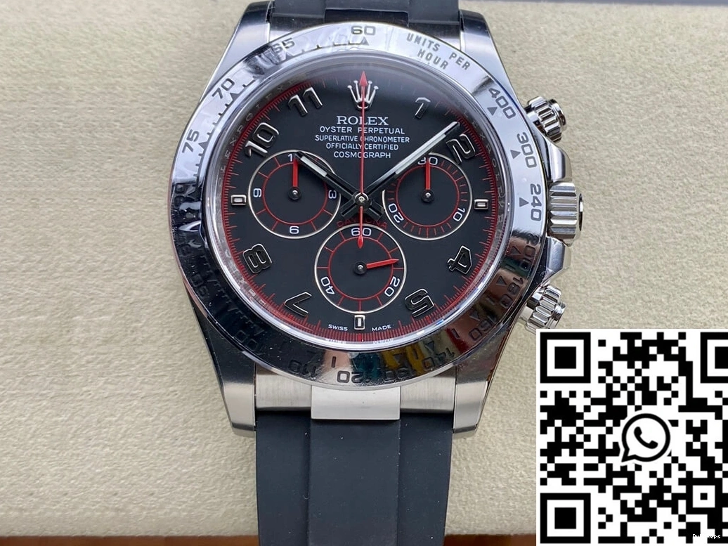 Clean 116509 Cosmograph Rolex Black Daytona Dial Factory 0425